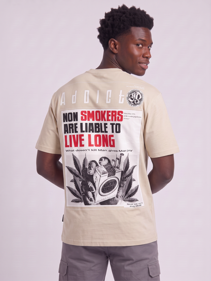 Life over smoke oversized Tee